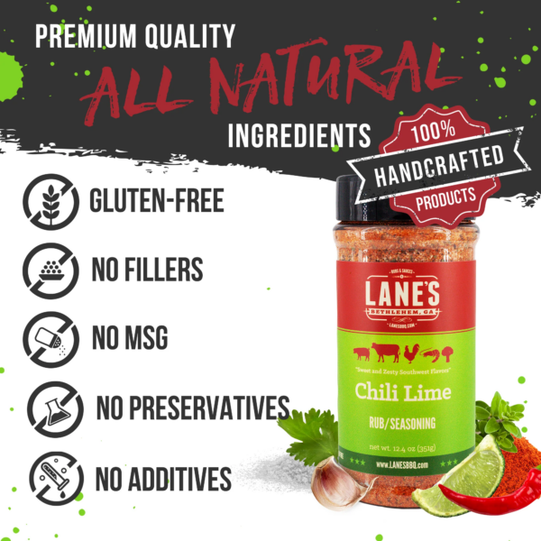 Lane´s Chili Lime Rub (351 g) - Bild 2