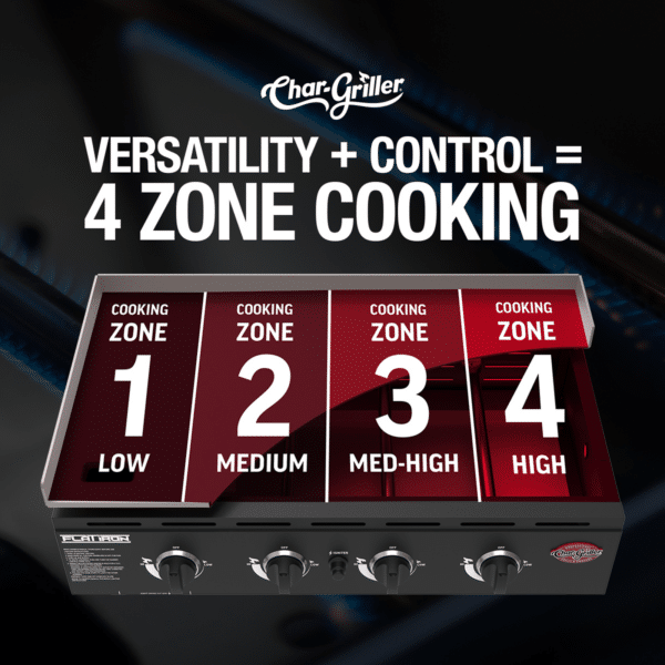 Char-Griller® Flat Iron® 4-Burner Gas Griddle - Bild 13
